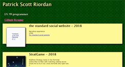 Desktop Screenshot of patrickscottriordan.com