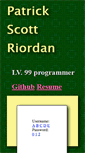 Mobile Screenshot of patrickscottriordan.com